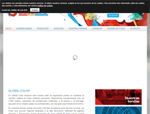 Tablet Screenshot of globalcolor.es